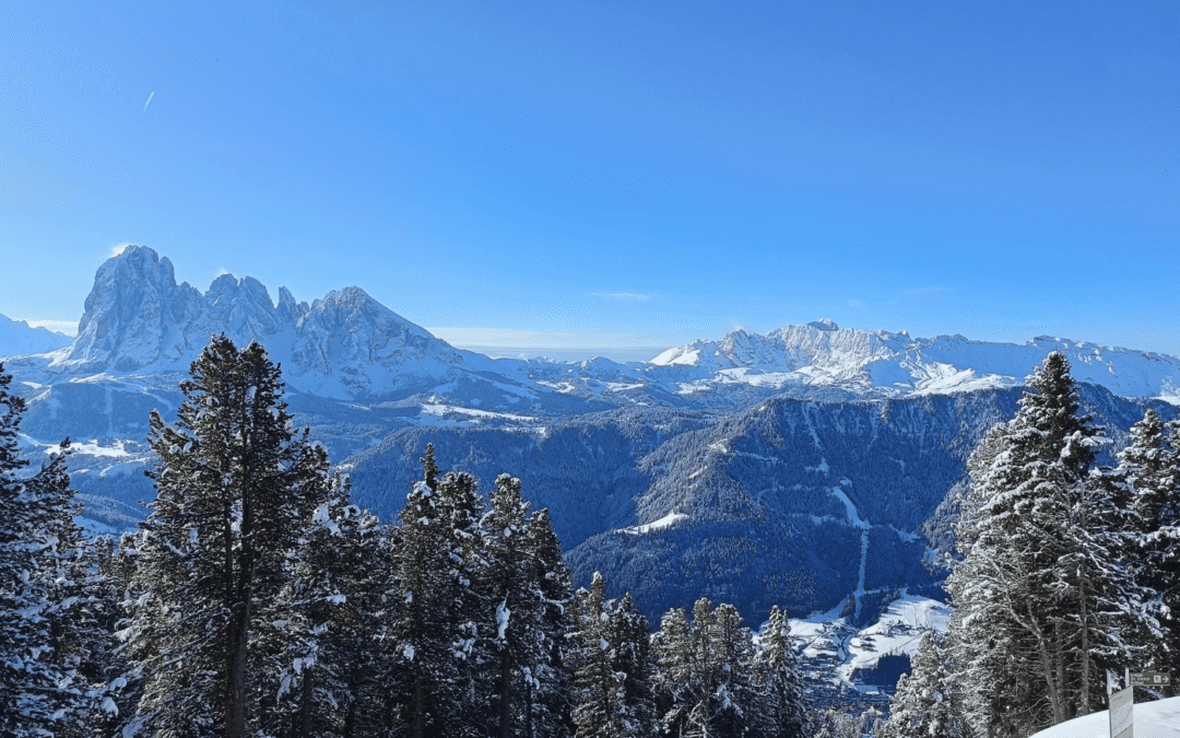 Wintersport in de Dolomieten